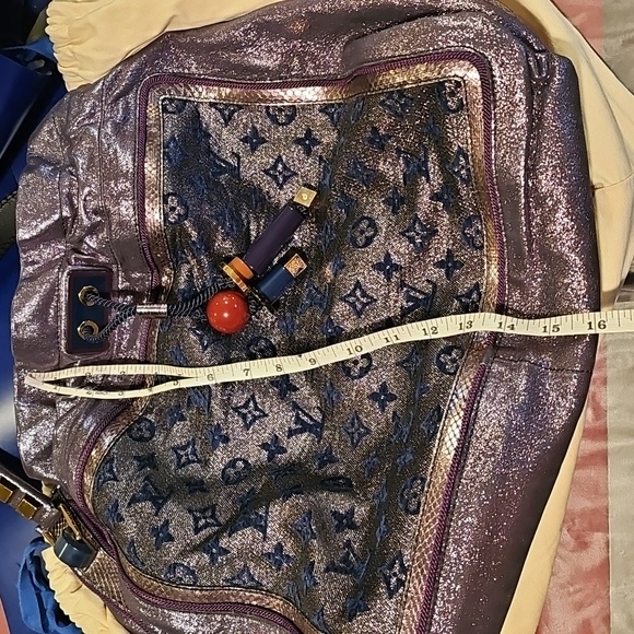 ULTRA RARE LOUIS VUITTON BAG Limited Edition Lurex Bluebird - Picture 11 of 13